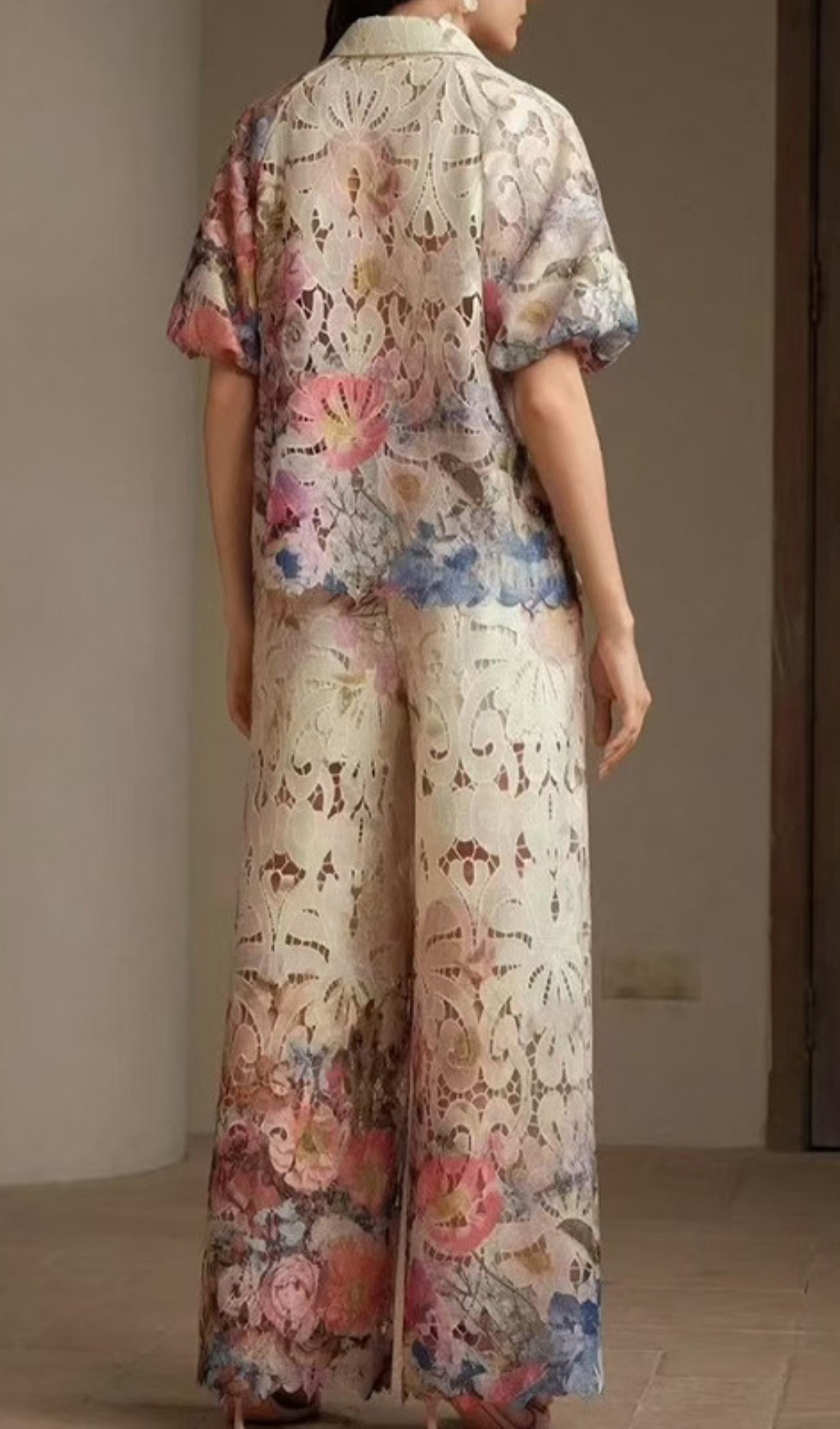 Gayora Flower Printed Two-Piece Set