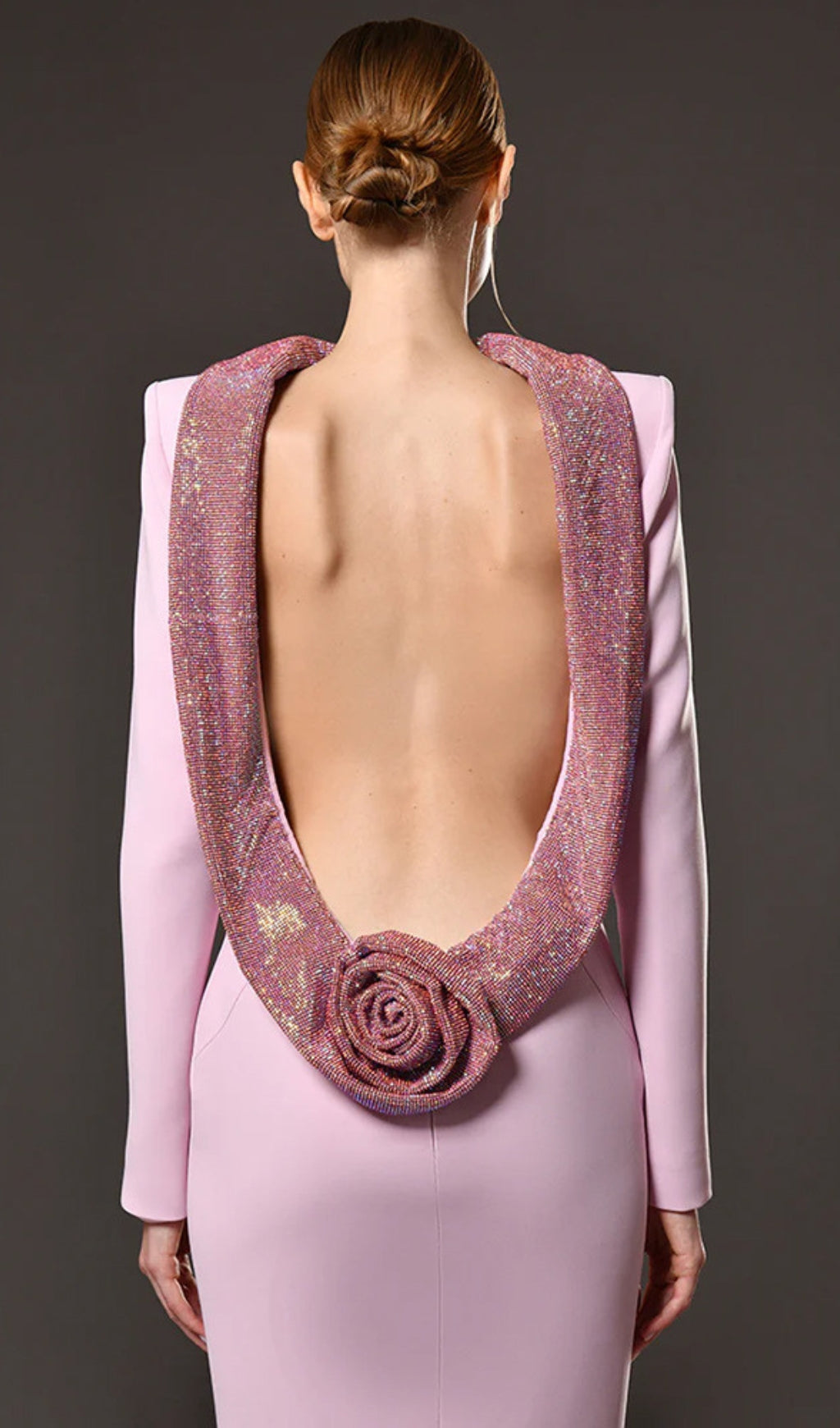 Daire Flower Long Sleeve Maxi Dress