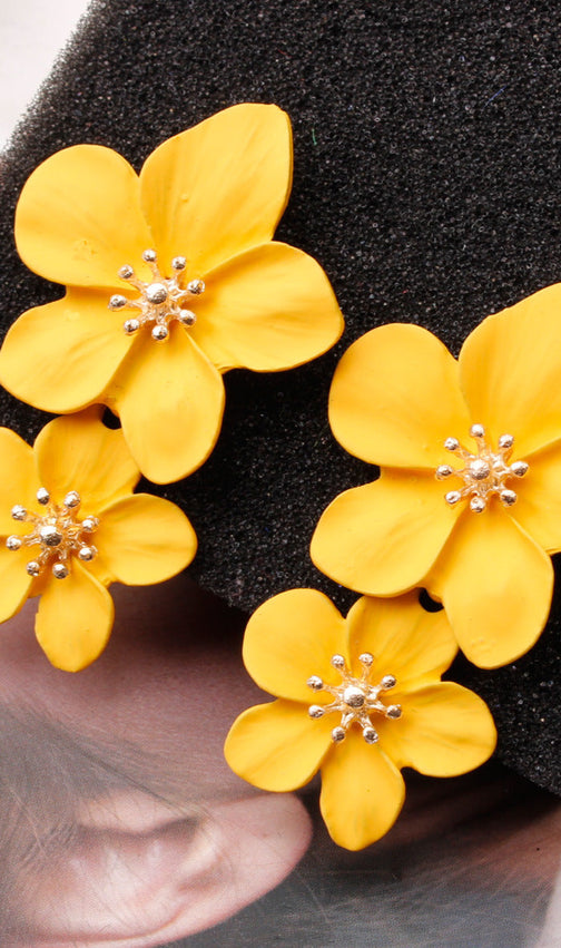 Double Flower Earrings
