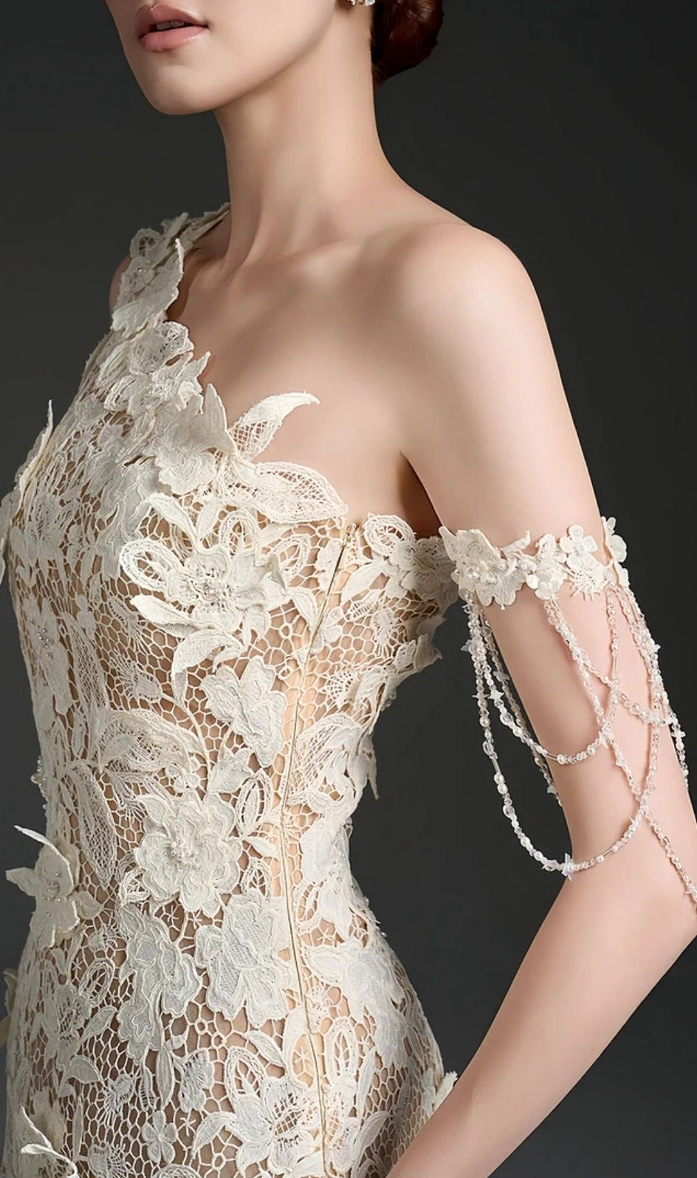 Avalon White One Shoulder Floral Mini Dress