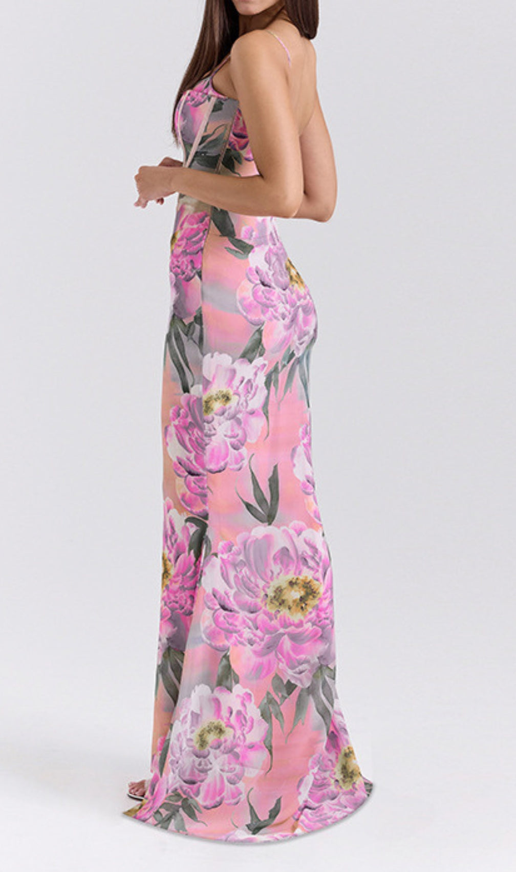 Elan Flower Printed Maxi Dress