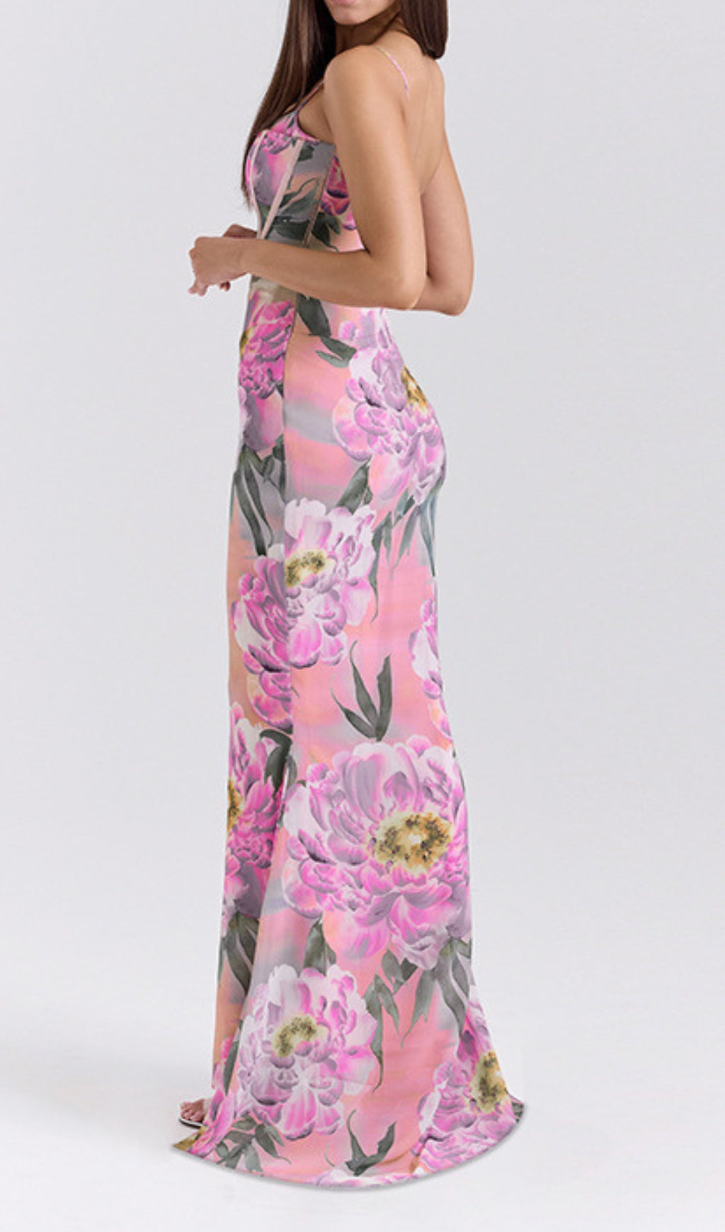 Elan Flower Printed Maxi Dress