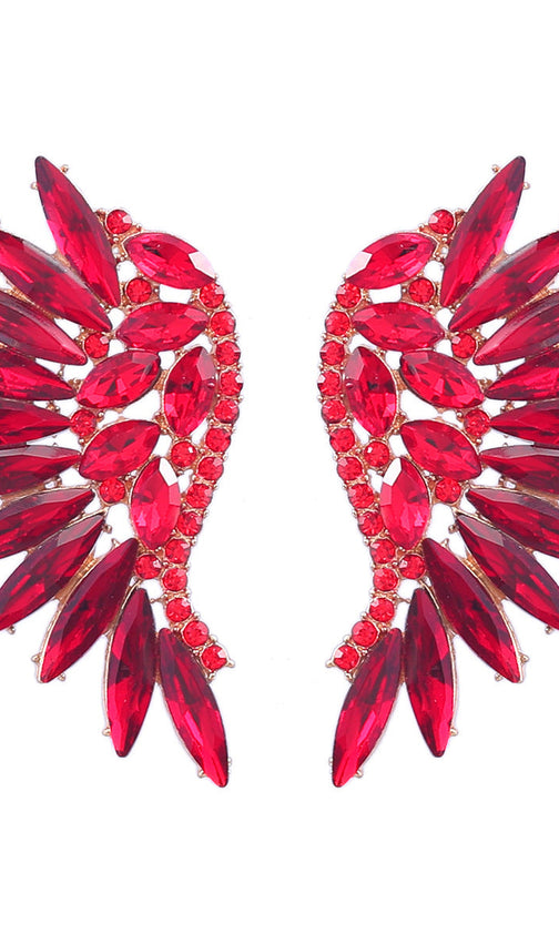 Rainbow Rhinestone Earrings