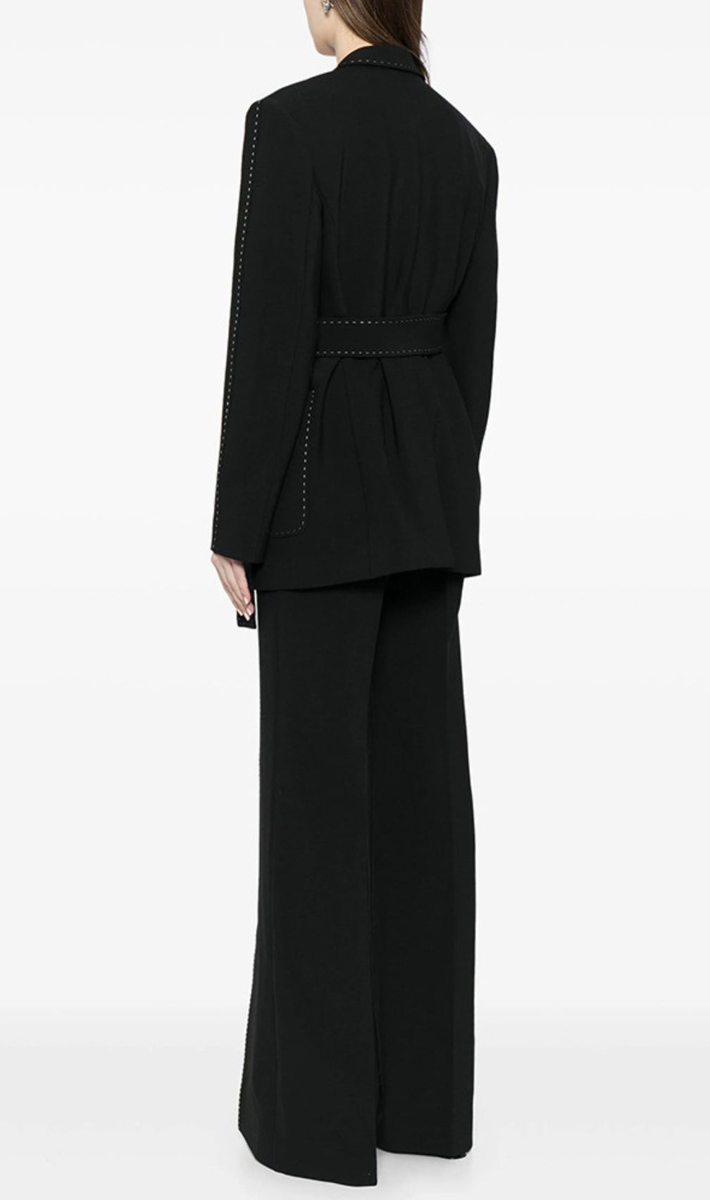 Cece Black Blazer Pants Set