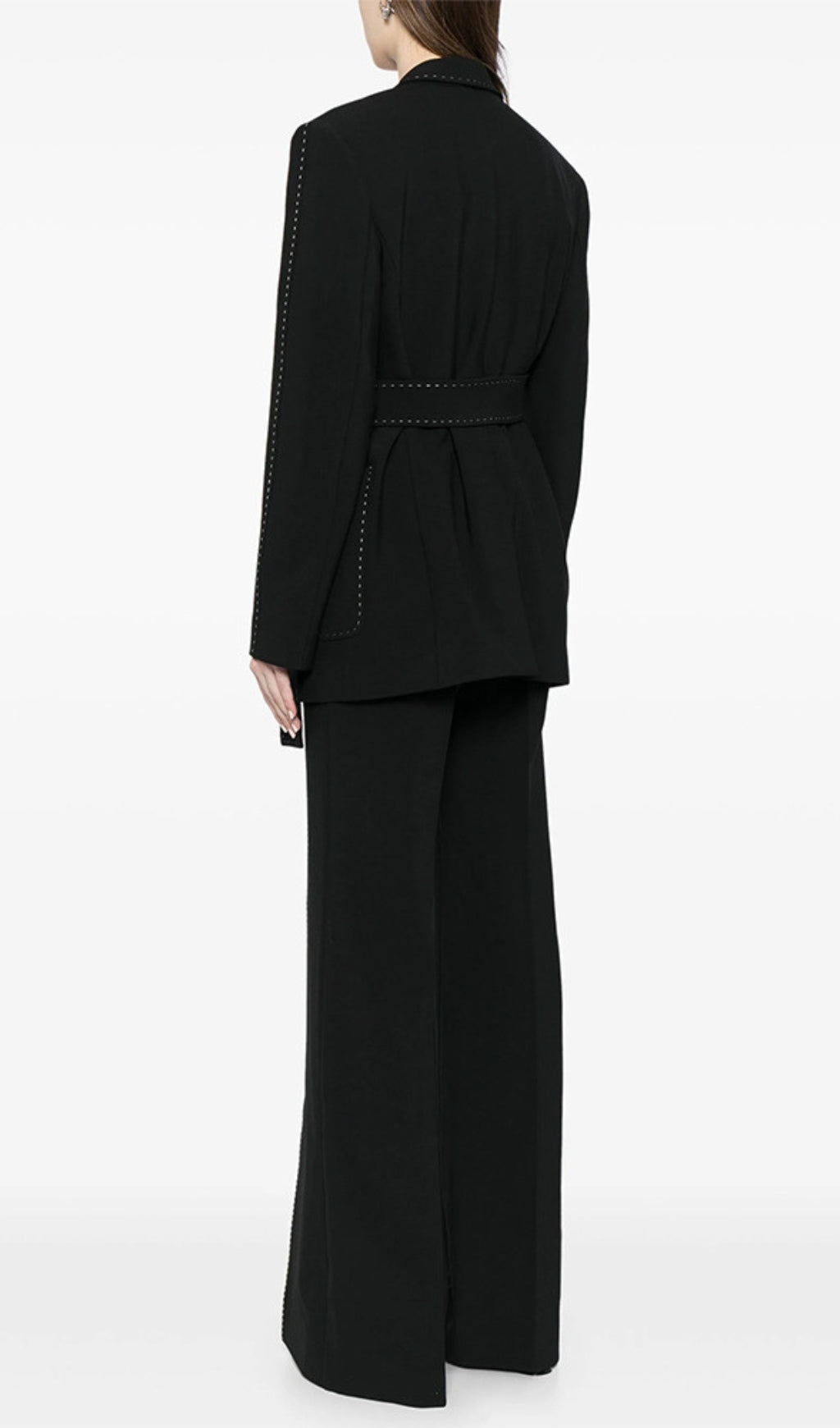 Cece Black Blazer Pants Set