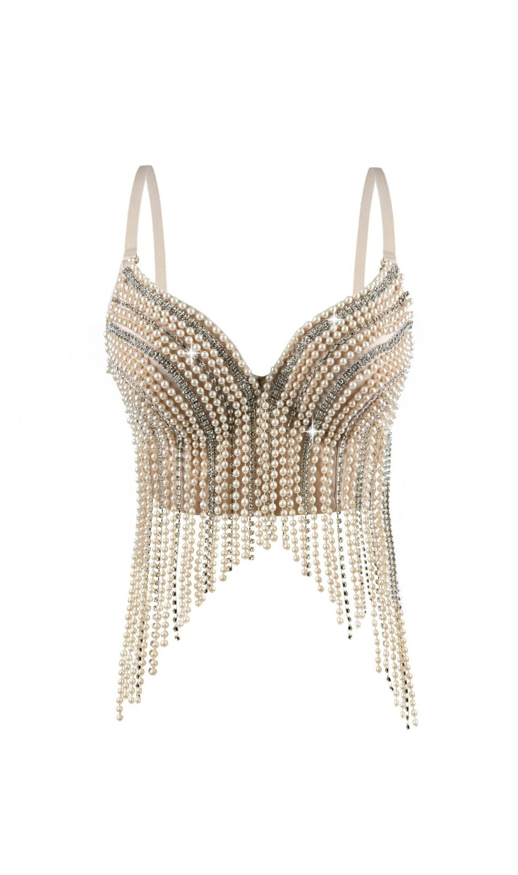 Gencho Diamante Beaded Top