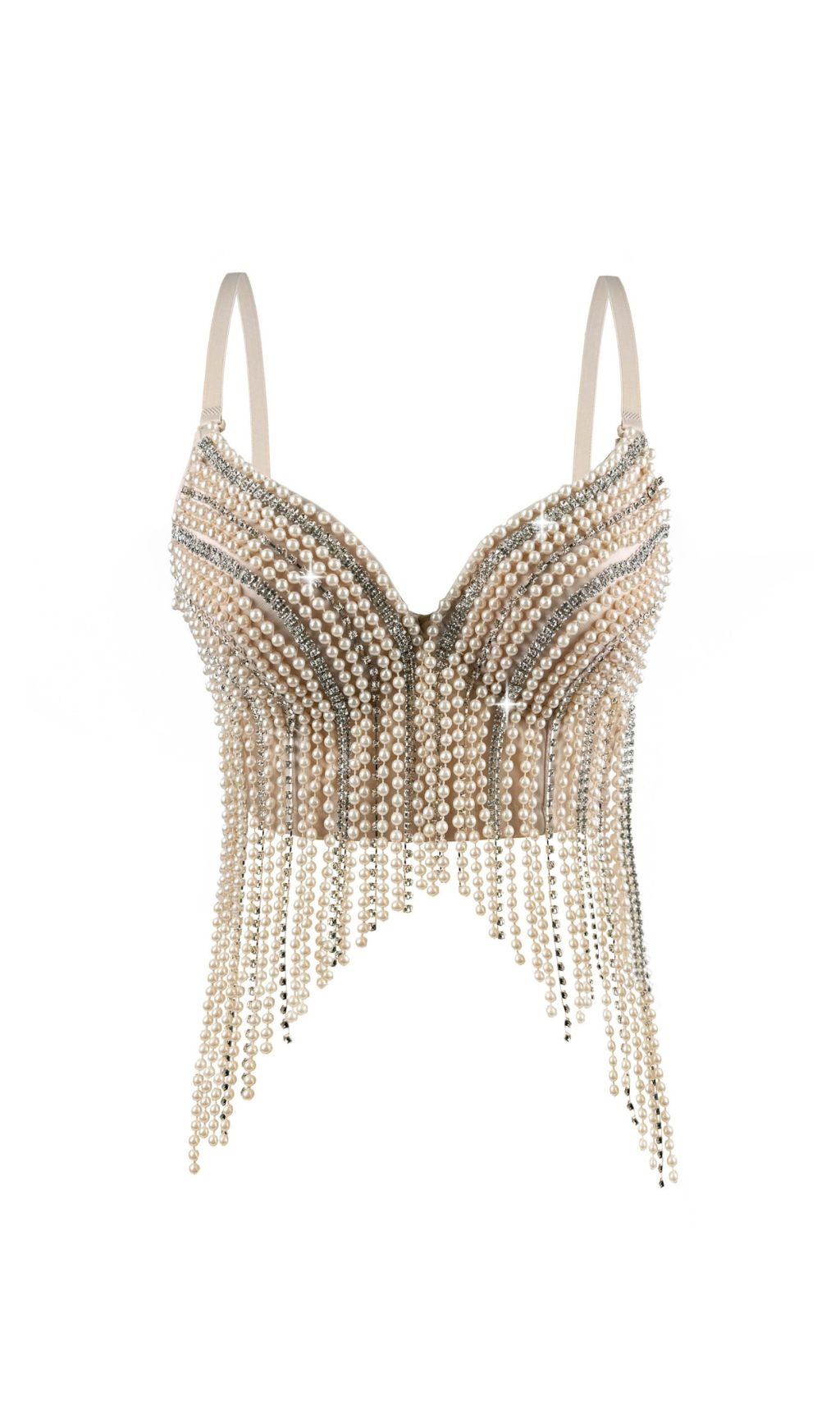 Gencho Diamante Beaded Top