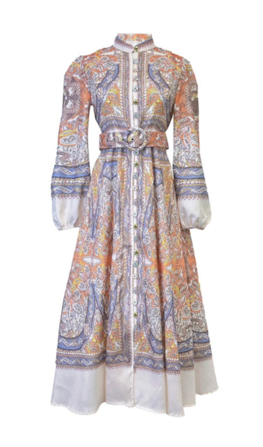 Bien Floral Printed Long Sleeve Dress