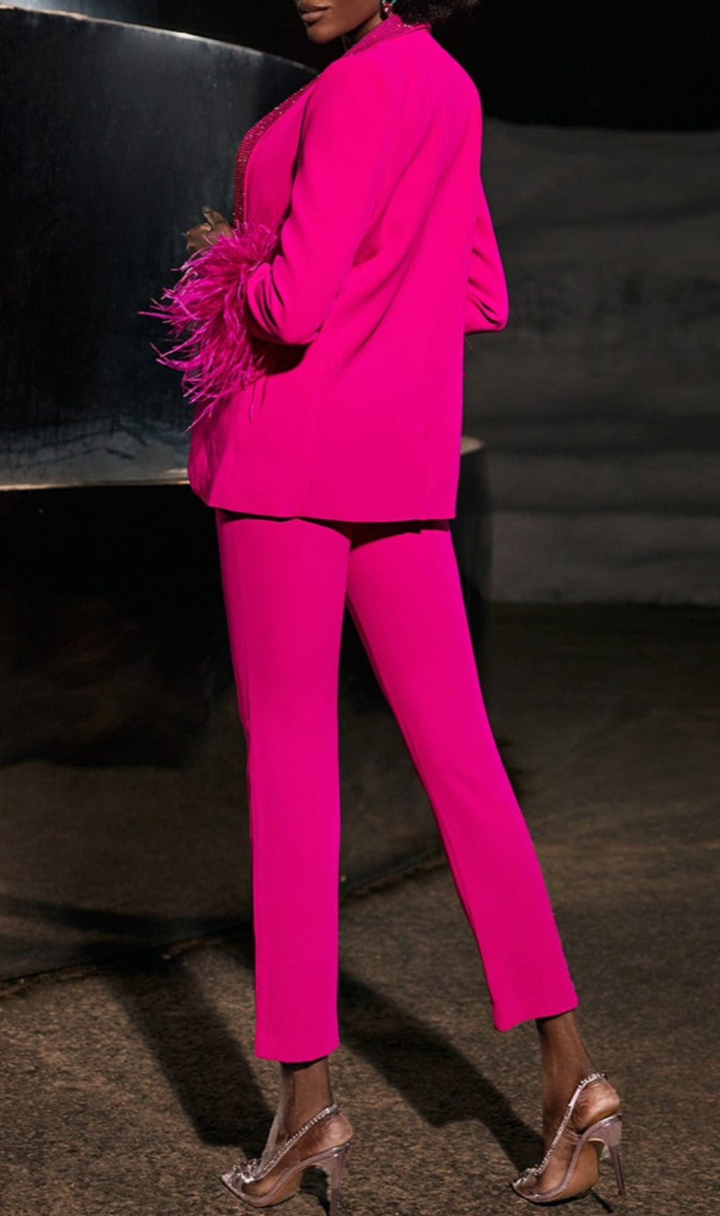 Bodycon Pants In Pink