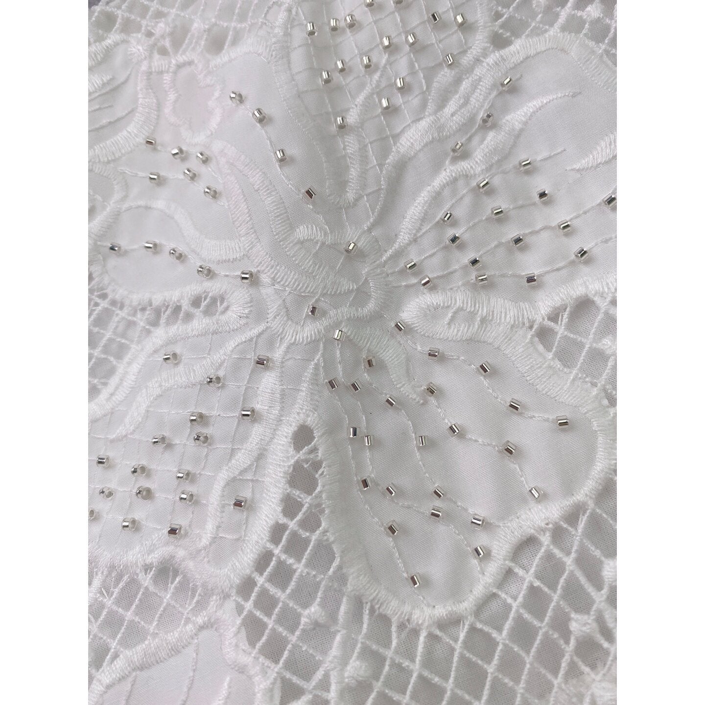 Nayla Short Guipure Lace Skirt