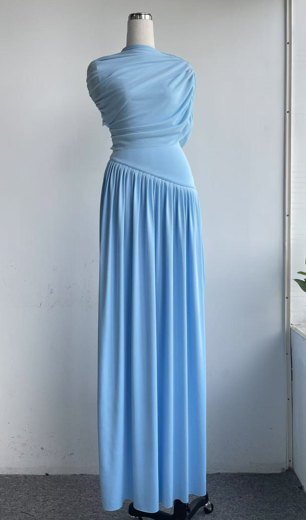 Haylie Pleated Maxi Dress