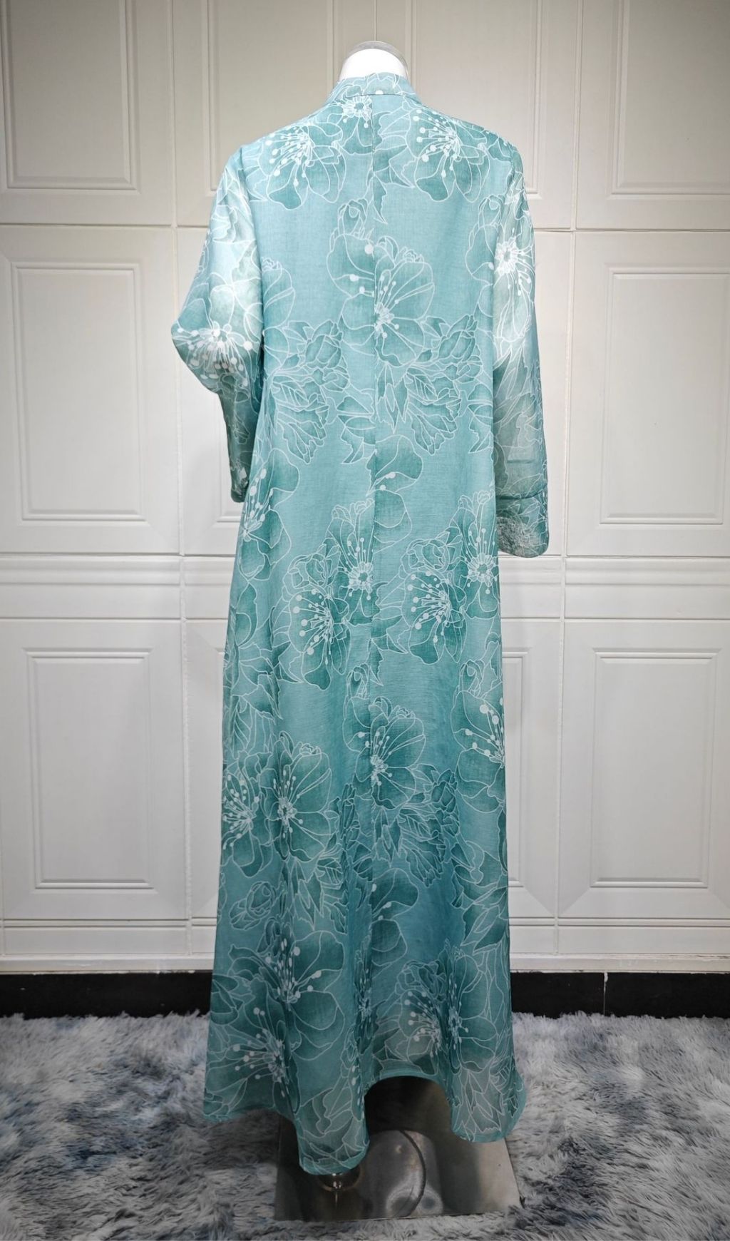 Kona Floral Sequin Embellished Maxi Dress