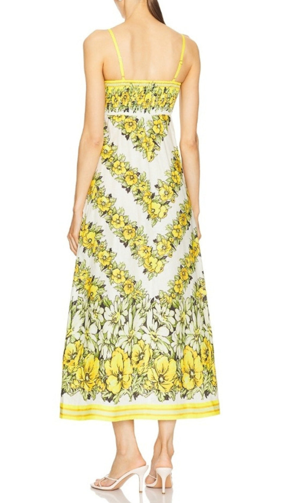 Blaire Strappy Floral Printed Midi Dress