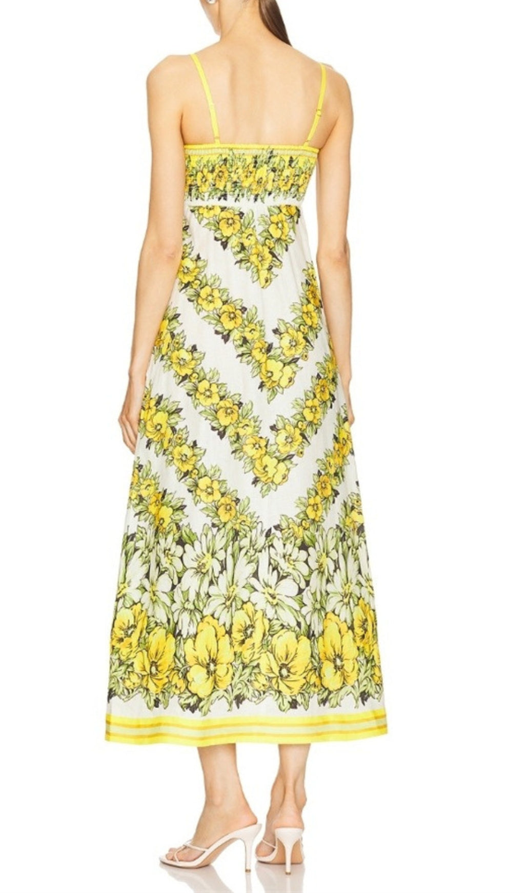 Blaire Strappy Floral Printed Midi Dress