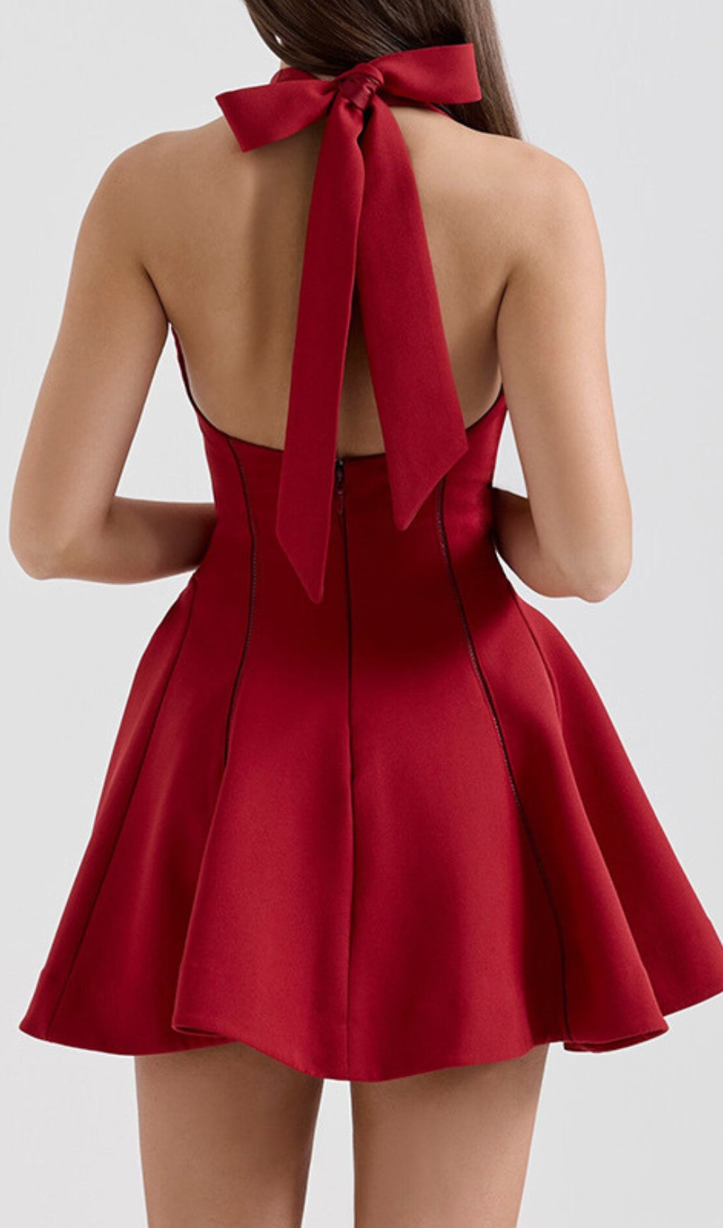 Ervin Square Neck Mini Dress