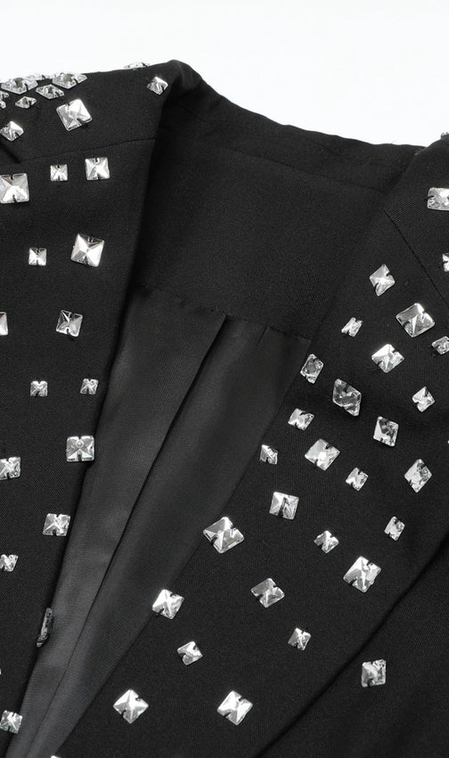 Kingsley Black Diamante Blazer