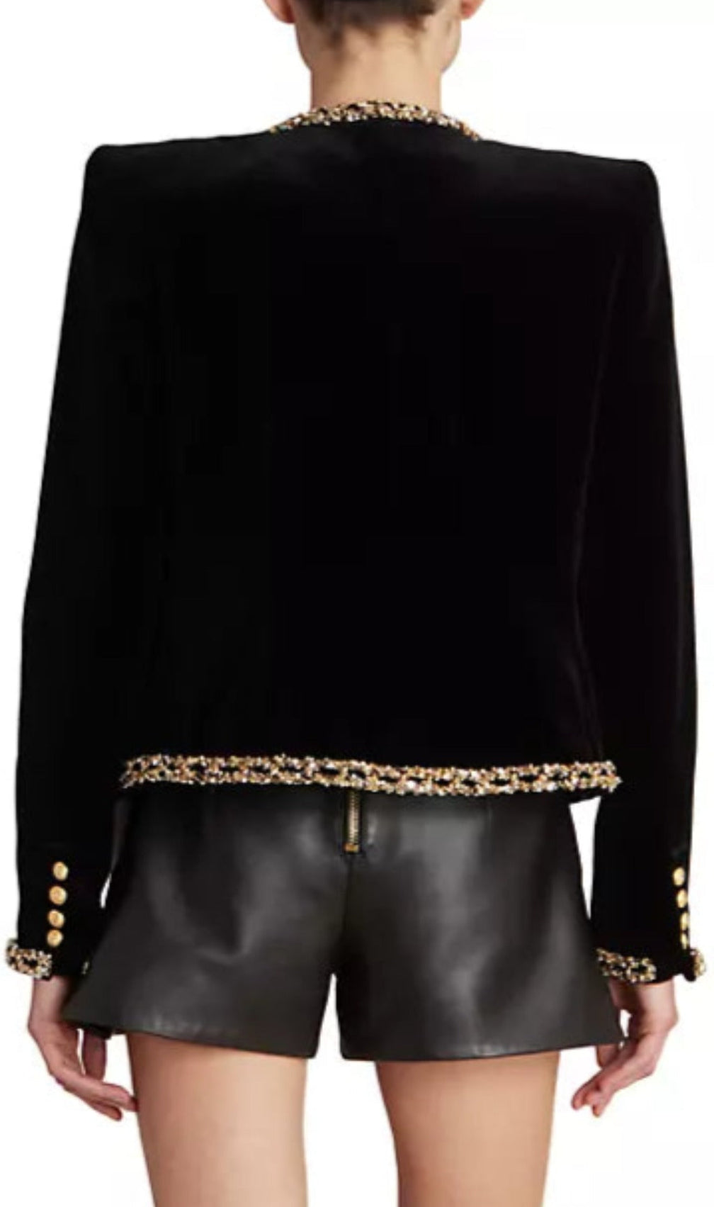 Arturo Embellished Velvet Jacket
