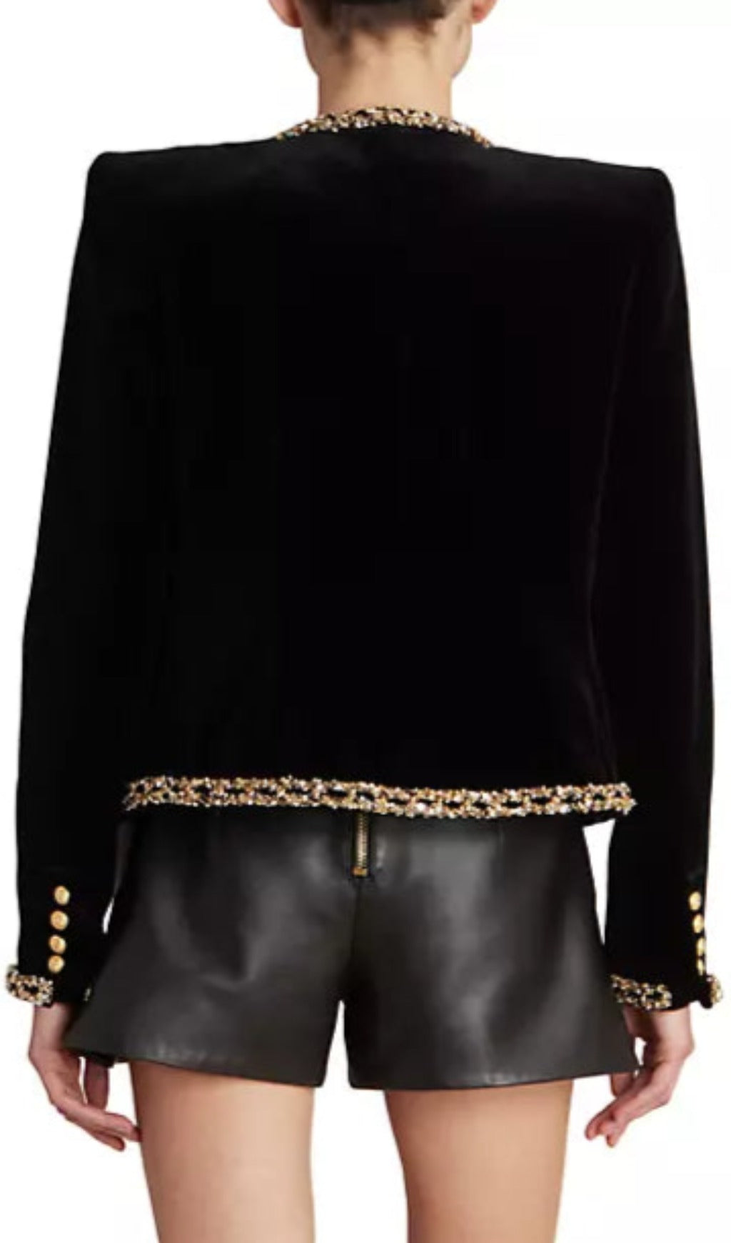 Arturo Embellished Velvet Jacket