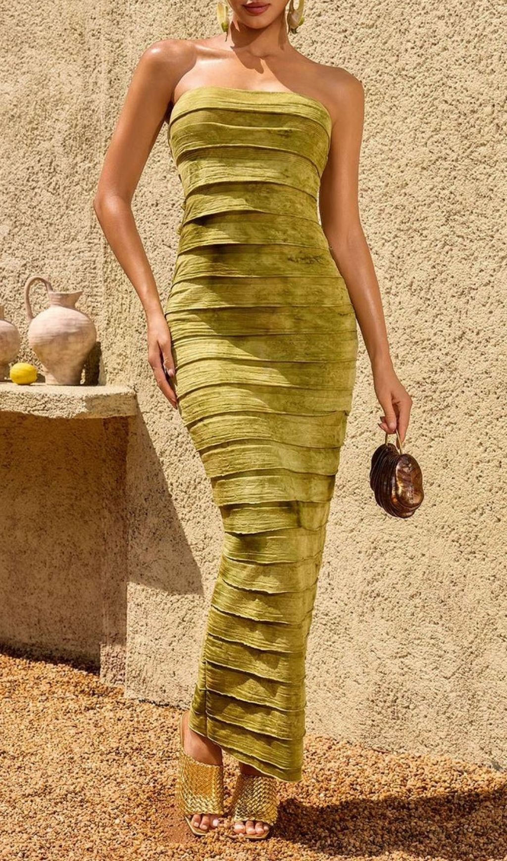 Ulvareth Strapless Maxi Dress