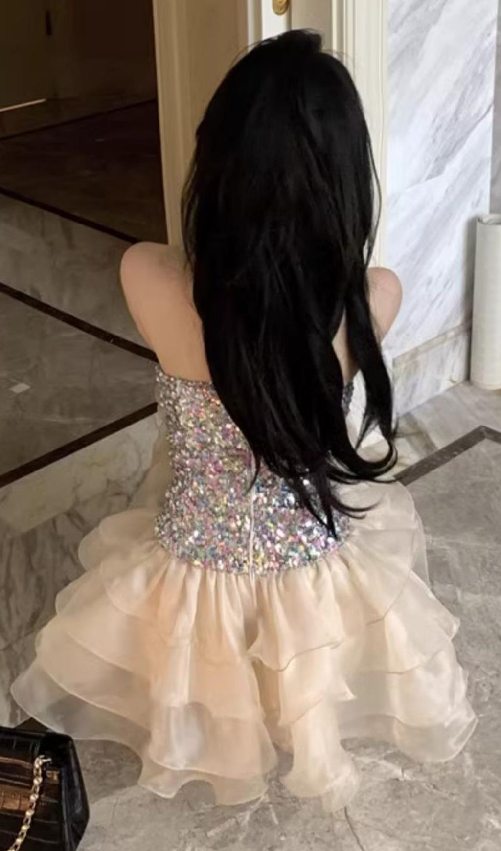 Chimere Strapless Sequin Mini Dress