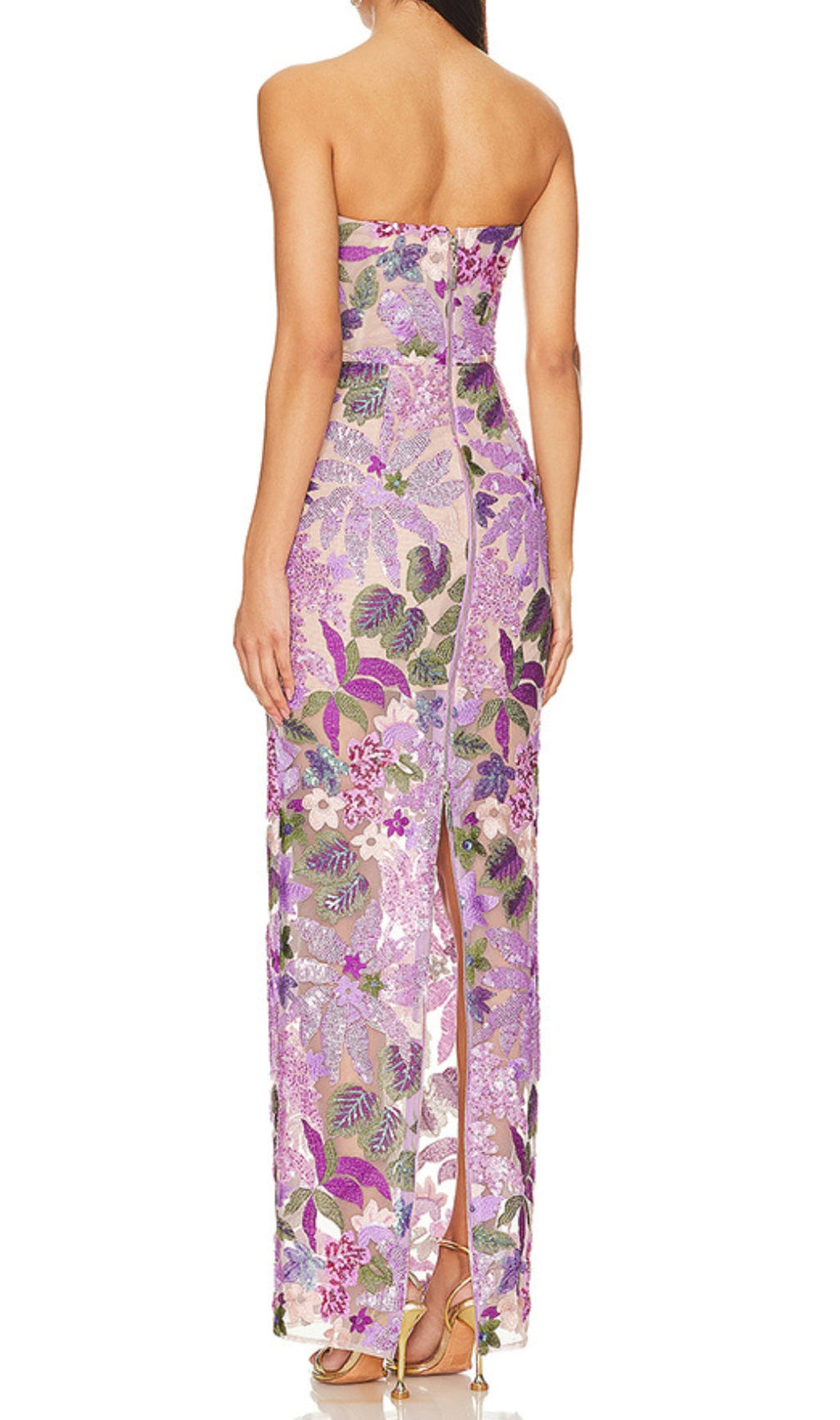 Asenath Sequin Embellished Maxi Dress