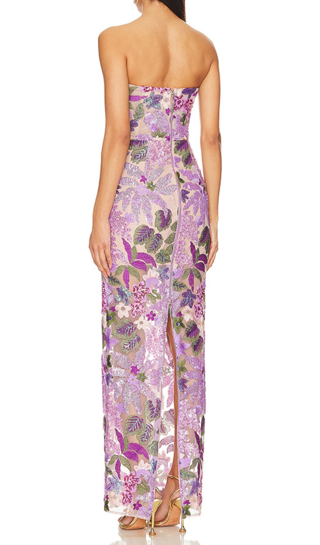 Asenath Sequin Embellished Maxi Dress