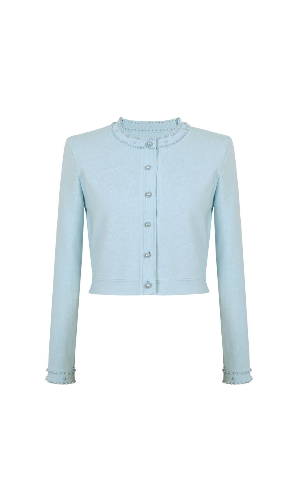 Edie Blue Bead Midi Dress & Cardigan