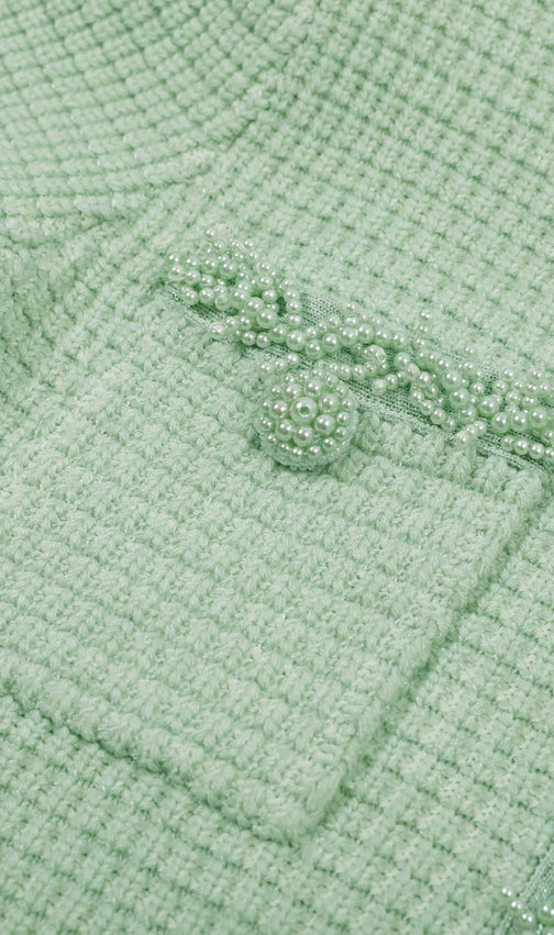 Emme Beaded Knit Mini Dress