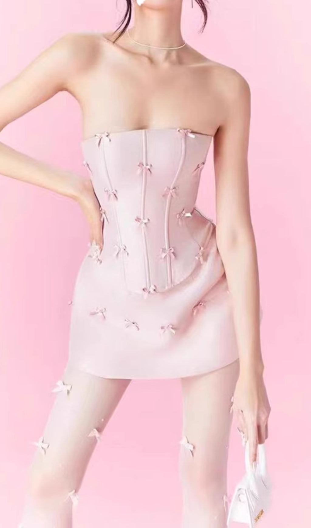 Asad Bowknot Embellished Two-Piece Suit