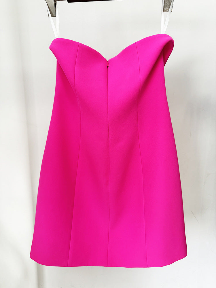 Bette Pink Bow Mini Dress & Blazer