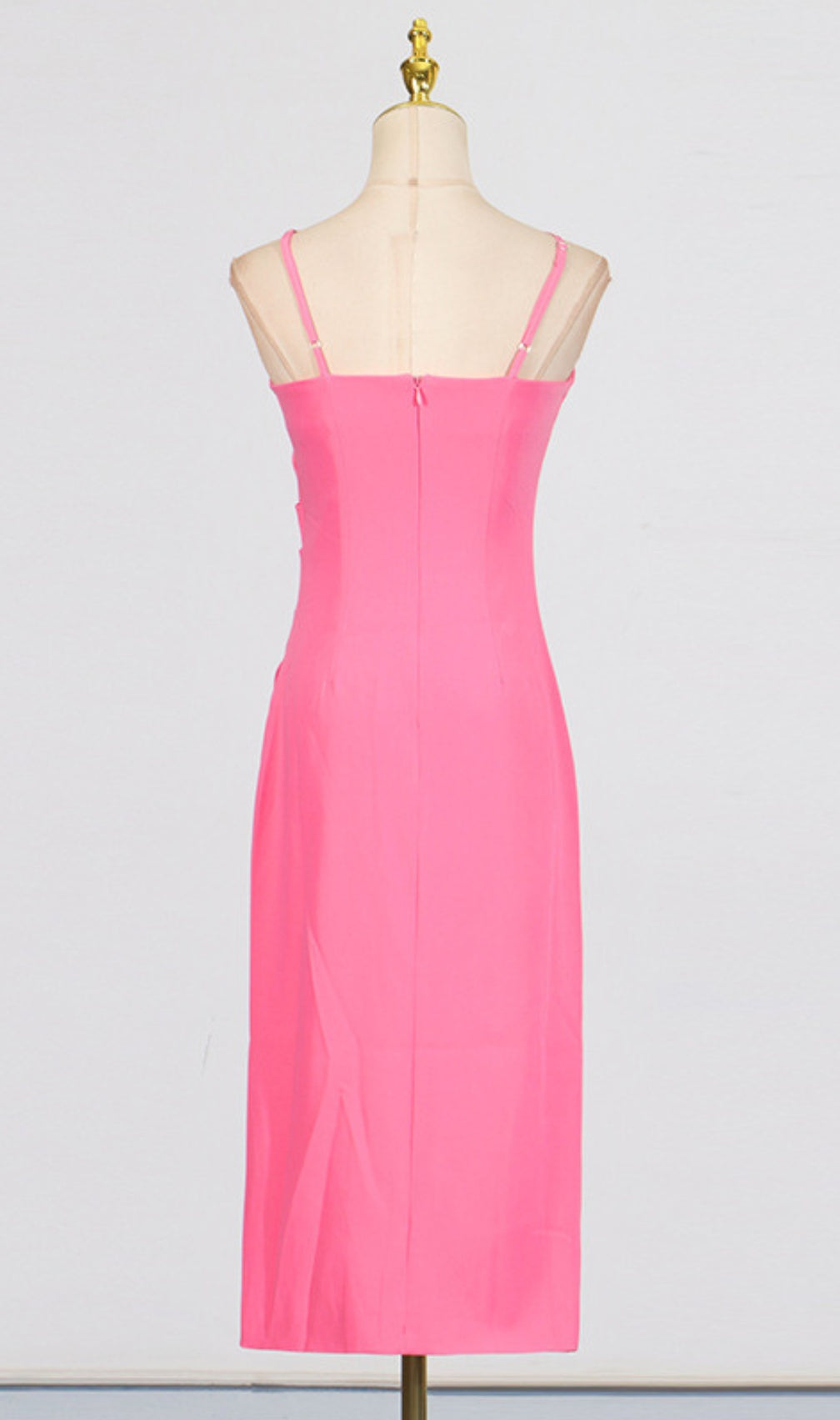 Darva Flower Halter Midi Dress