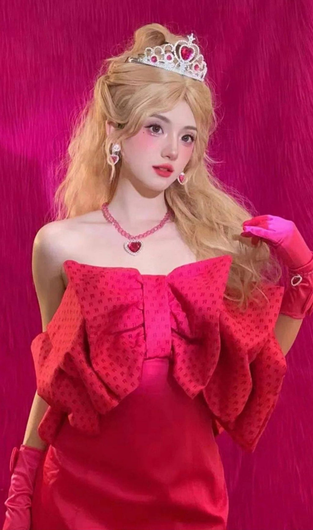 Kamil Vibrant Pink Oversized Bow Strapless Mini Dress - Ultimate Statement Piece