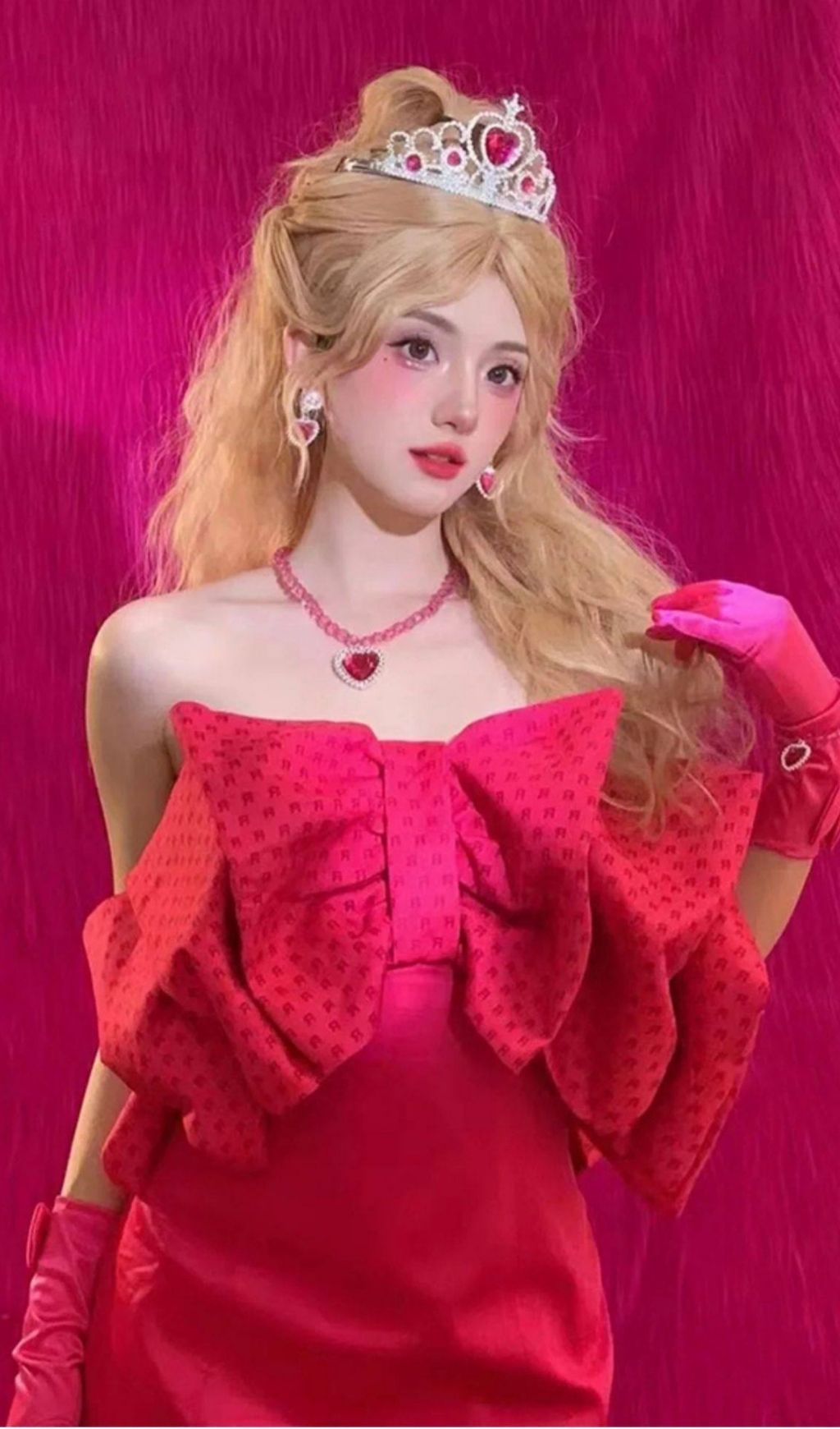 Kamil Vibrant Pink Oversized Bow Strapless Mini Dress - Ultimate Statement Piece