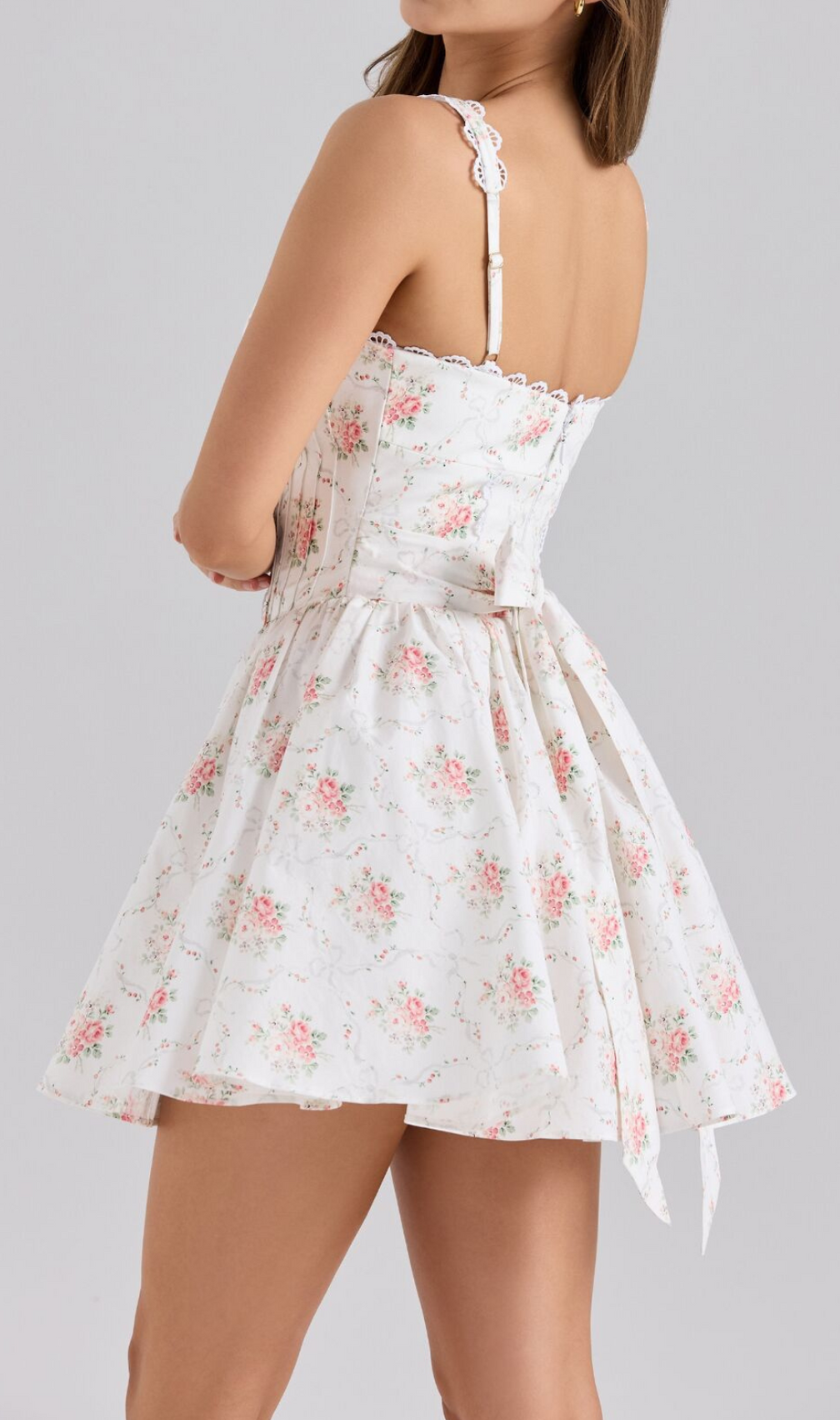Hikaru Strappy Floral Mini Dress