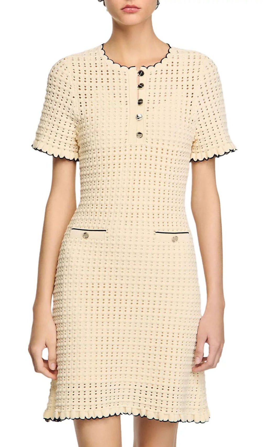 Vanilla Short Knit Dress