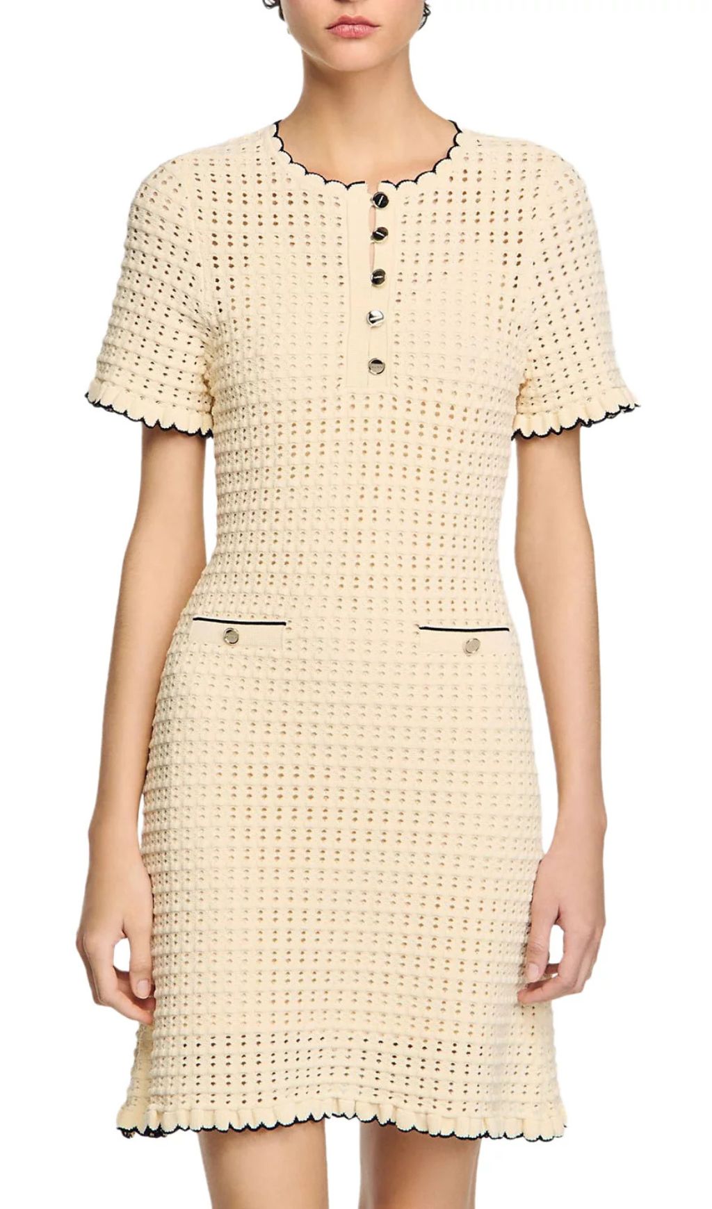 Vanilla Short Knit Dress