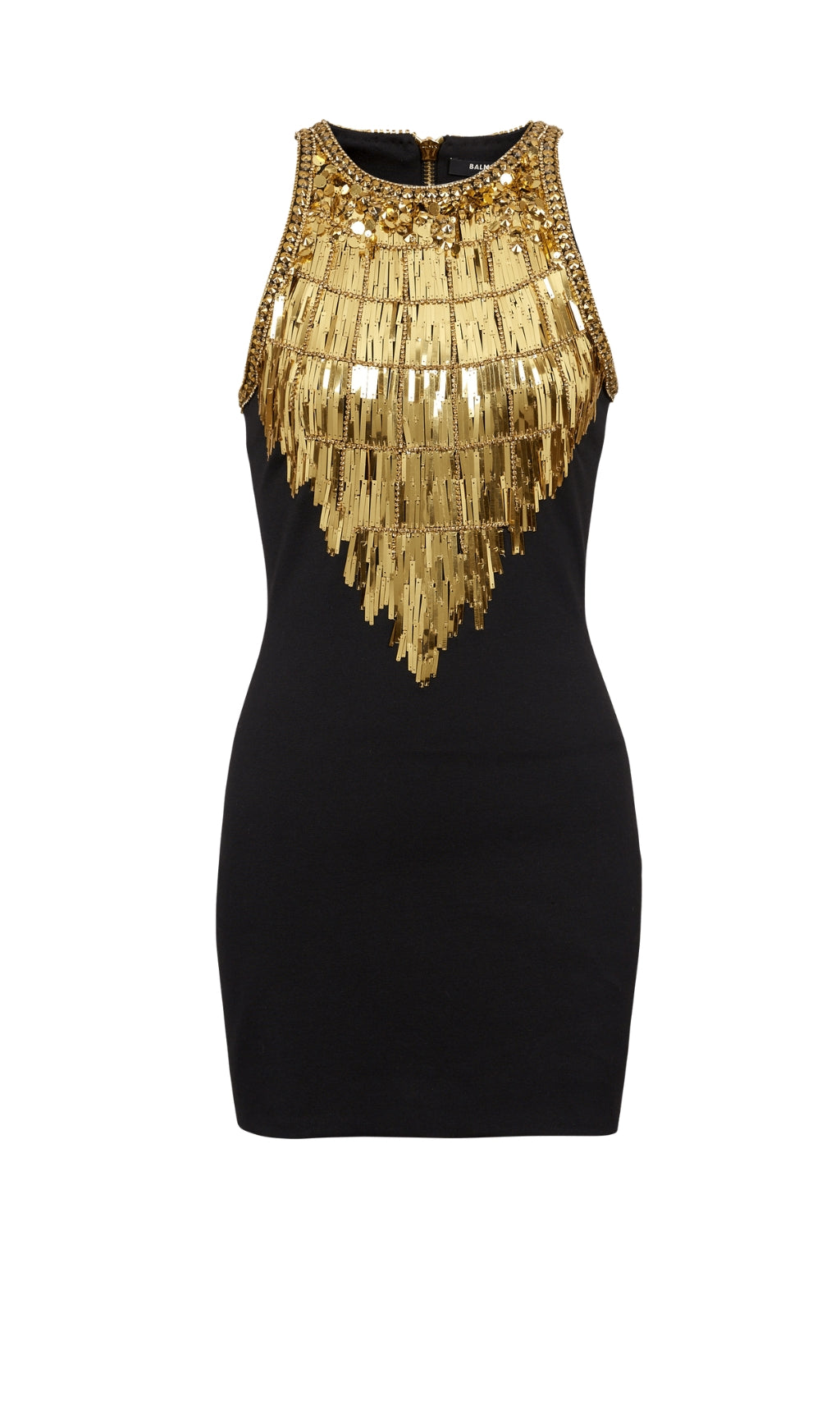 Sequin Bandage Mini Dress In Black