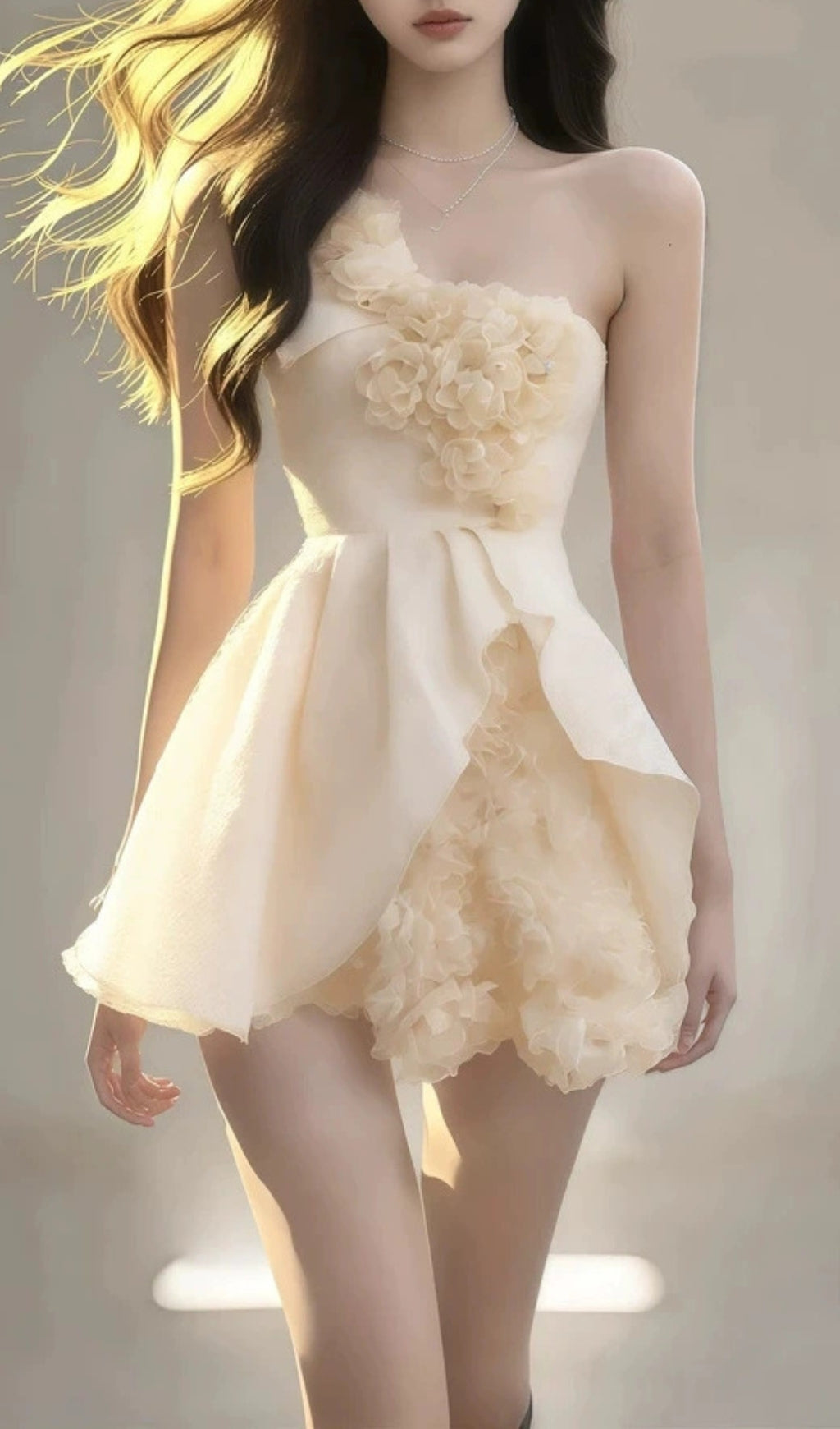 Etty Flower Mini Dress