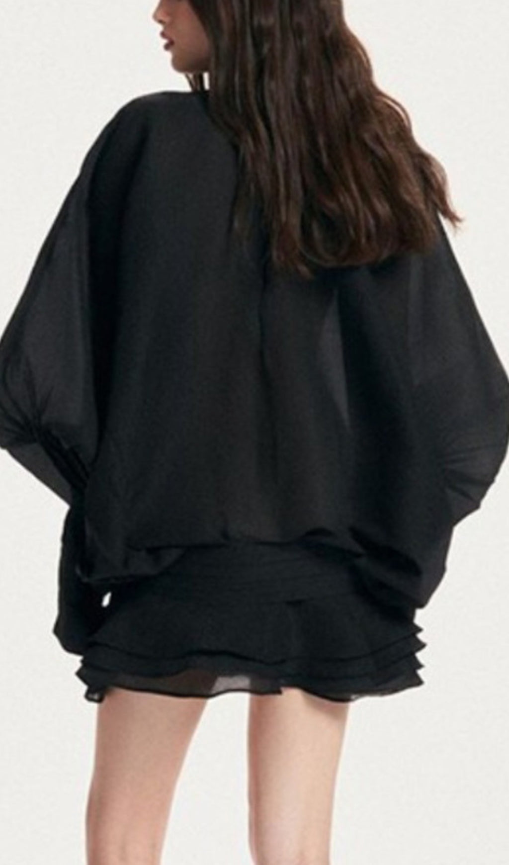 Dovie Black Long Sleeve Mini Dress