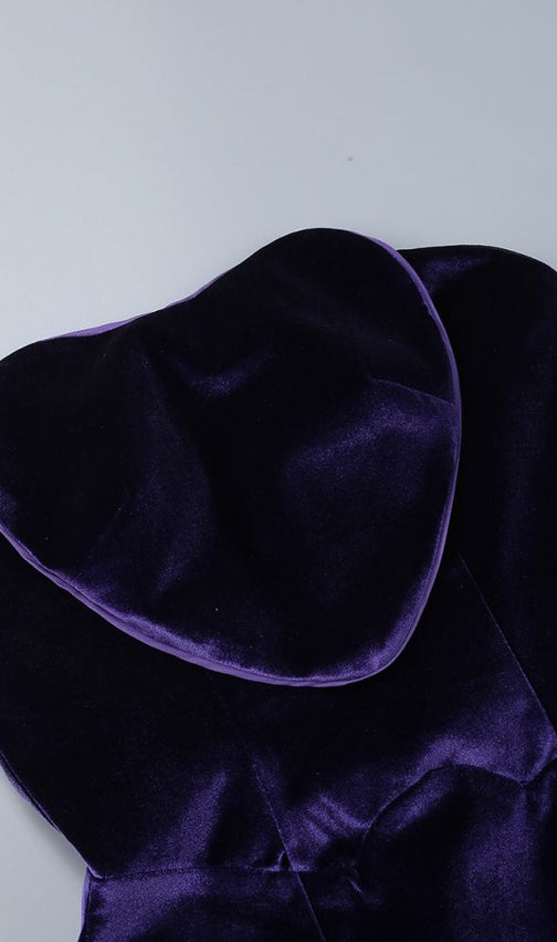 Ashling Velvet Strapless Mini Dress