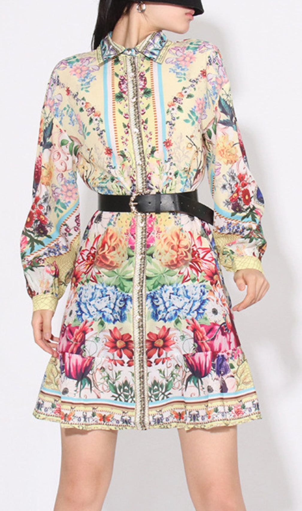 Astria Floral Printed Mini Dress