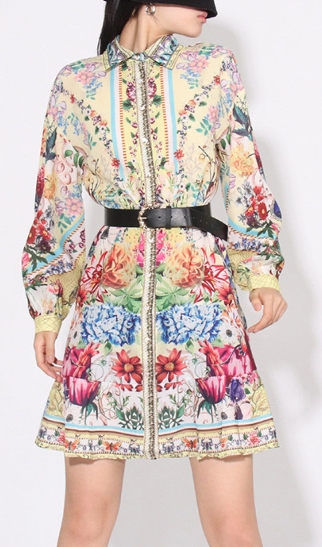 Astria Floral Printed Mini Dress