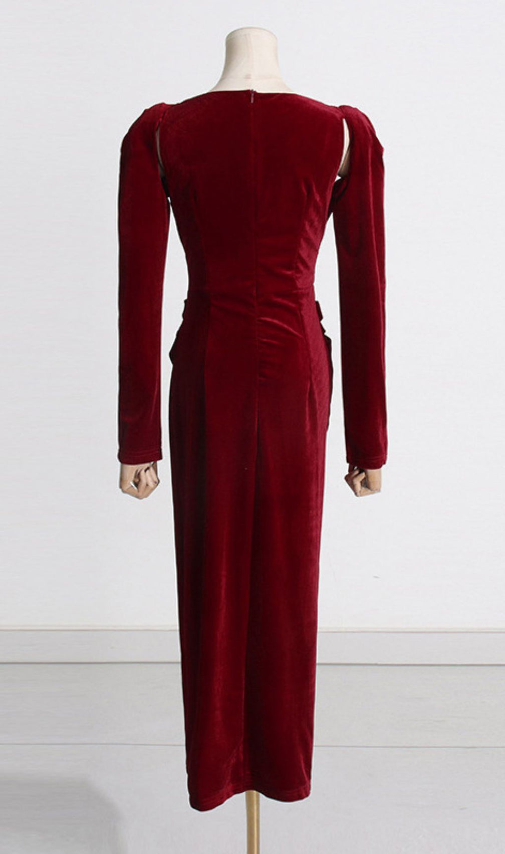 Grisel Corset Long Sleeve Midi Dress