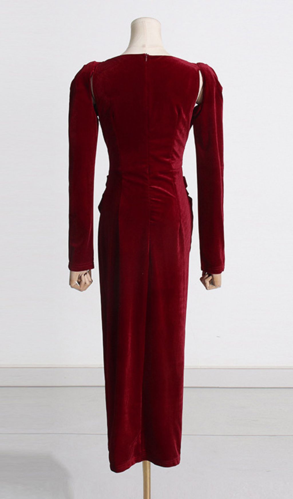 Grisel Corset Long Sleeve Midi Dress