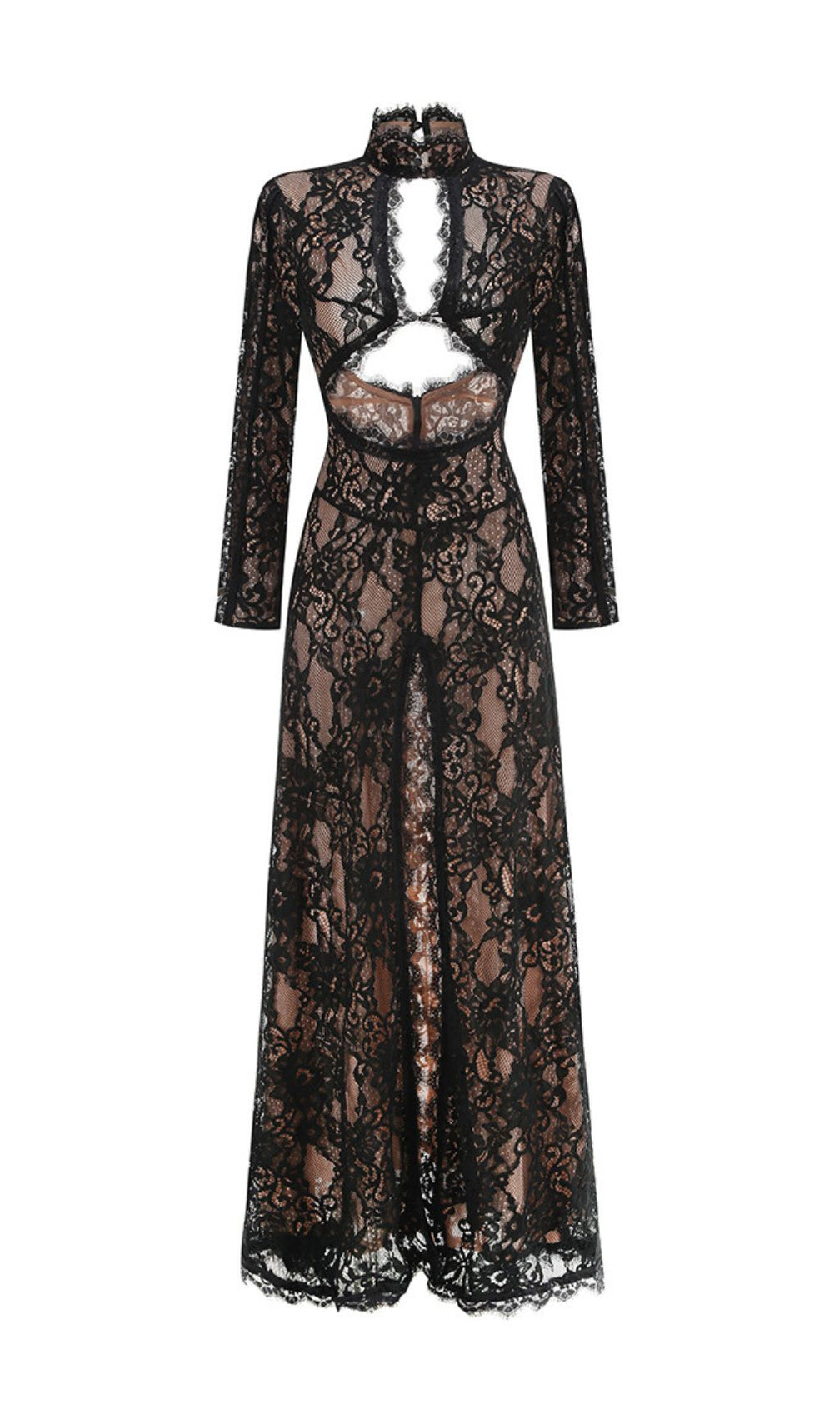 Faizah Lace Long Sleeve Maxi Dress