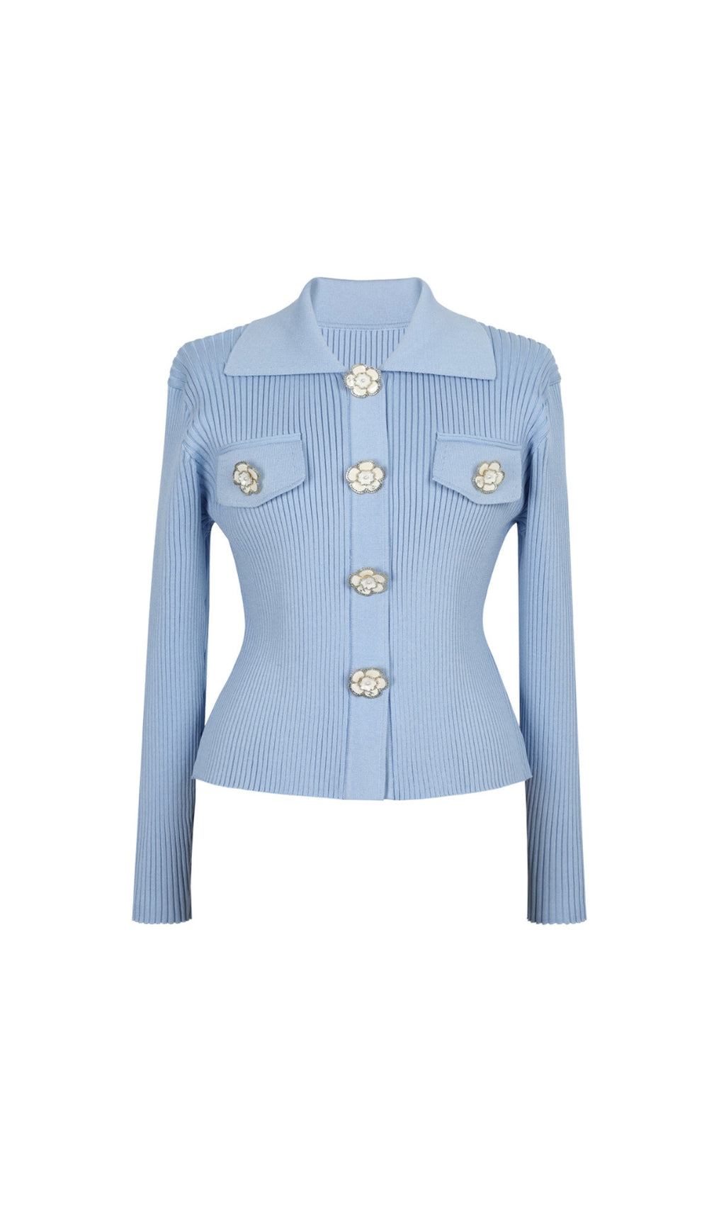 Eiko Flower Embellished Cardigan