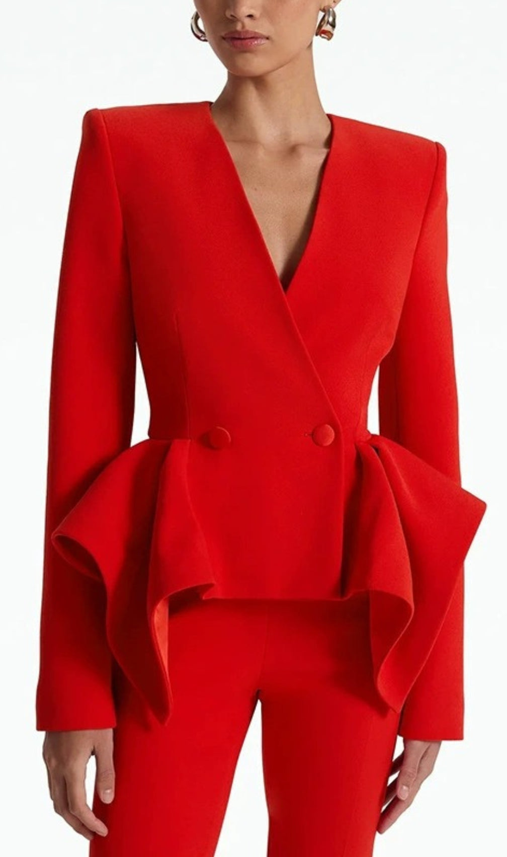 Dagna Red Jacket & Pants Set