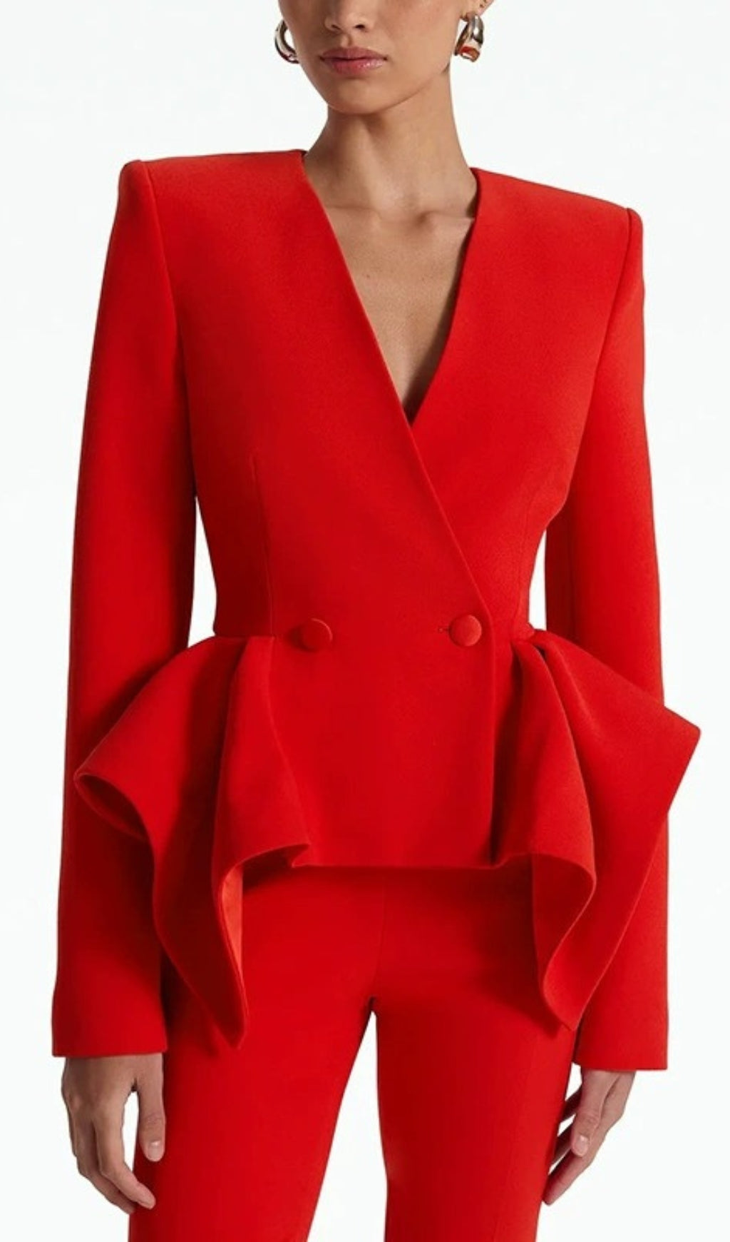 Dagna Red Jacket & Pants Set