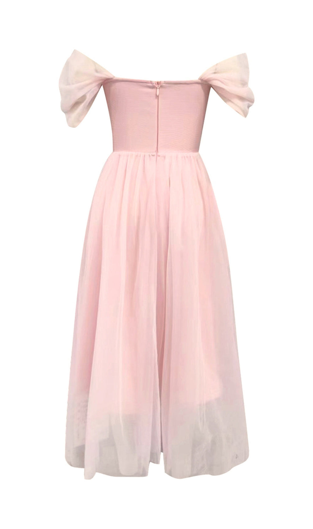 Azad Off Shoulder Corset A Line Midi Dress