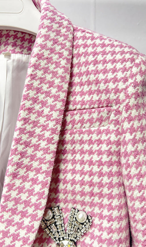 Gus Pink Diamante Bow Two-Piece Set